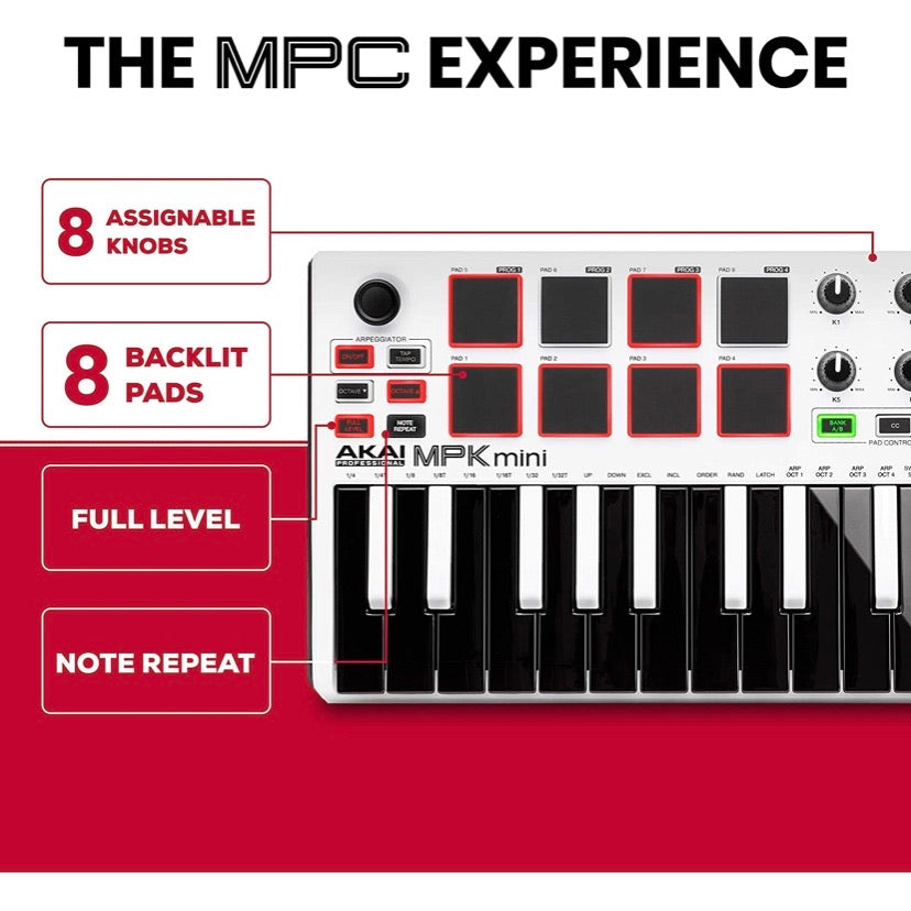 Akai Pro MPK Mini mkII Special Edition - red